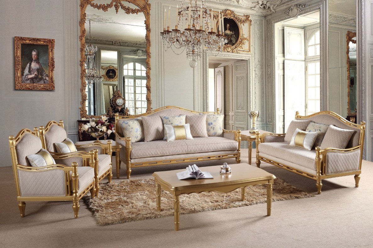 INFSG-720 Victorian Style Living Room Set by Infinity Furniture Import
