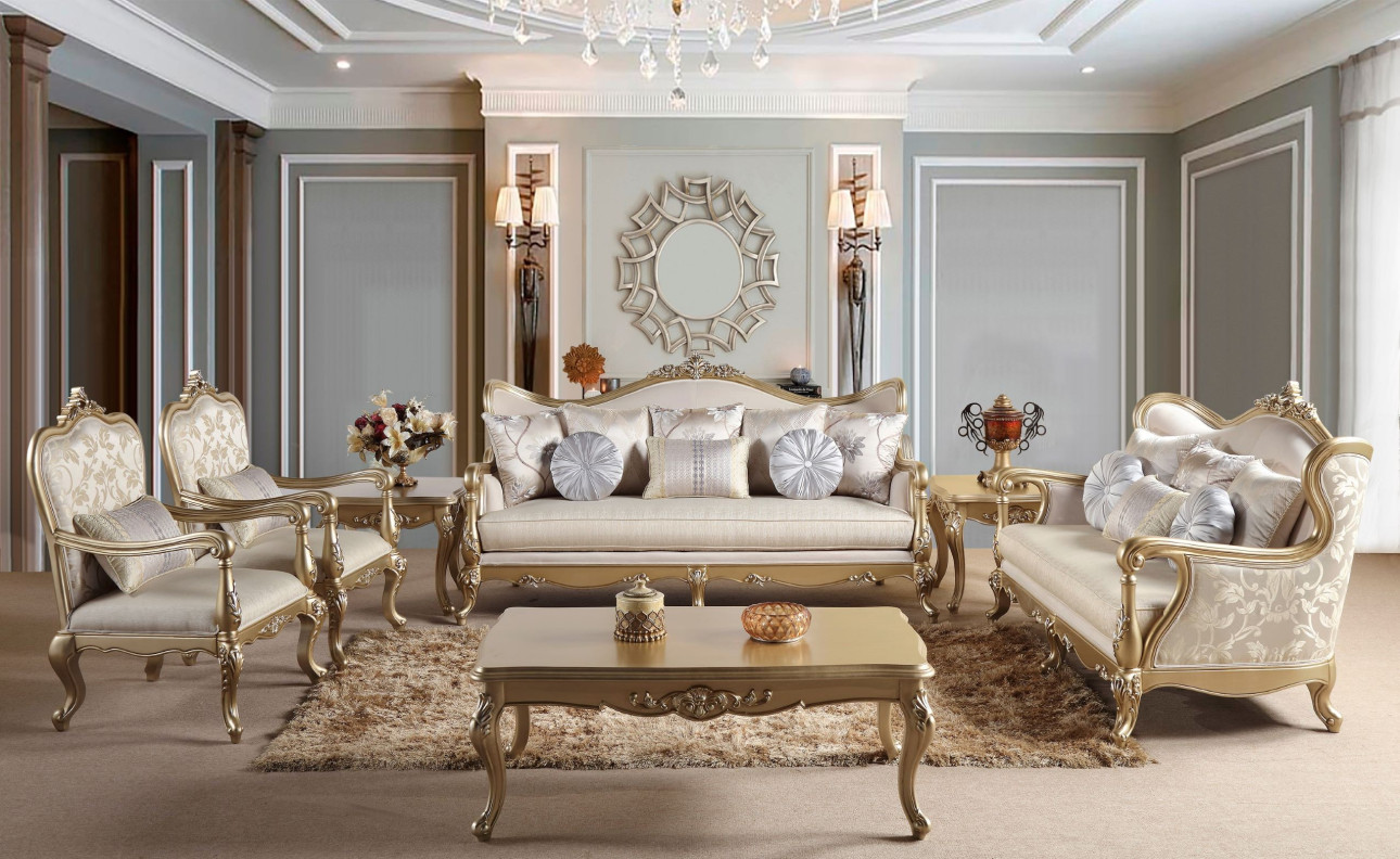 INFSG-723 Victorian Style Living Room Set by Infinity Furniture Import