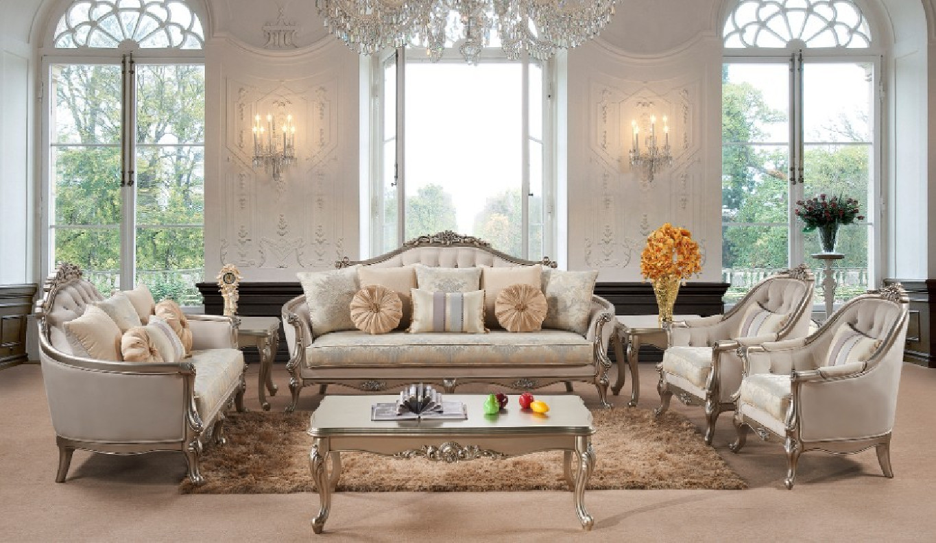 INFSG-658B  Victorian Style Living Room Set by Infinity Furniture Import