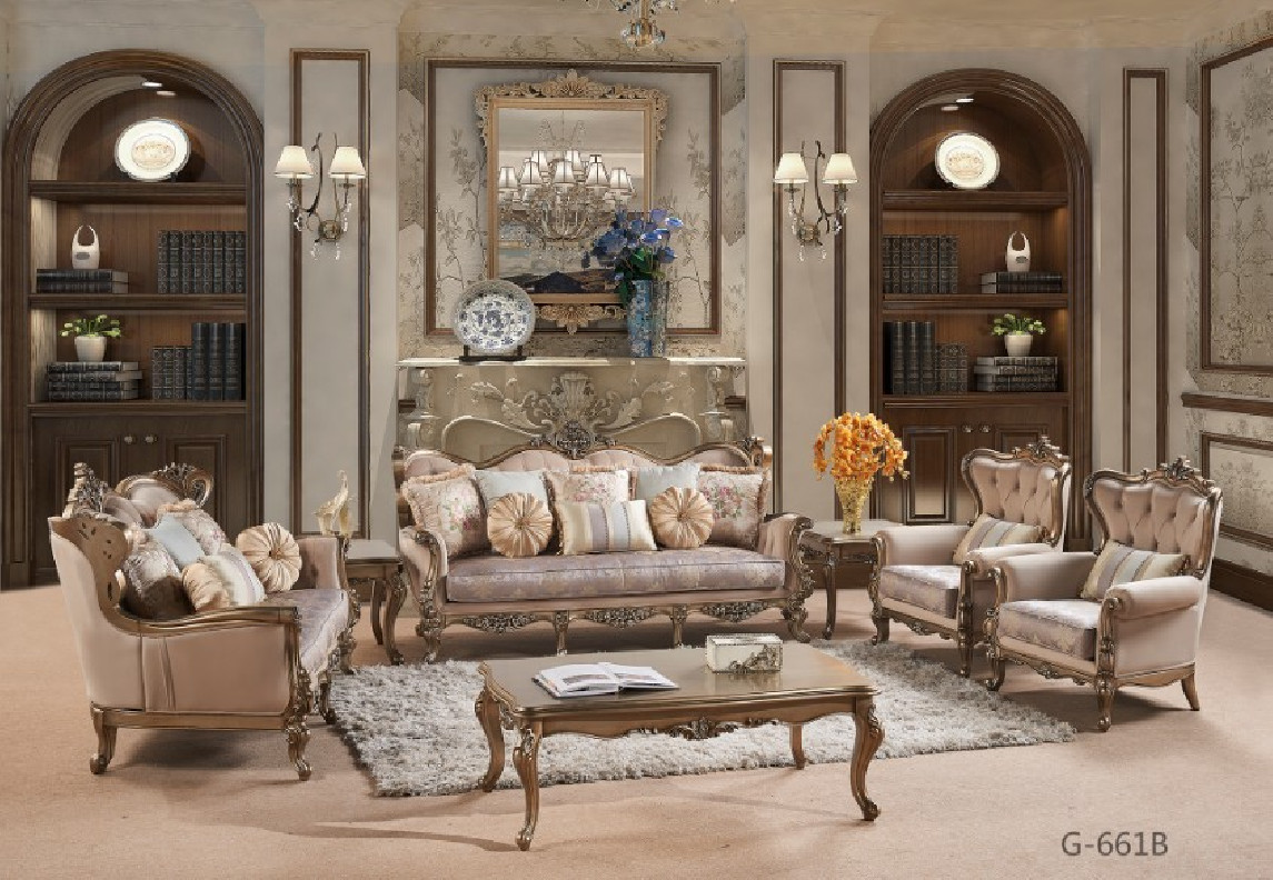 INFSG-661B  Victorian Style Living Room Set by Infinity Furniture Import