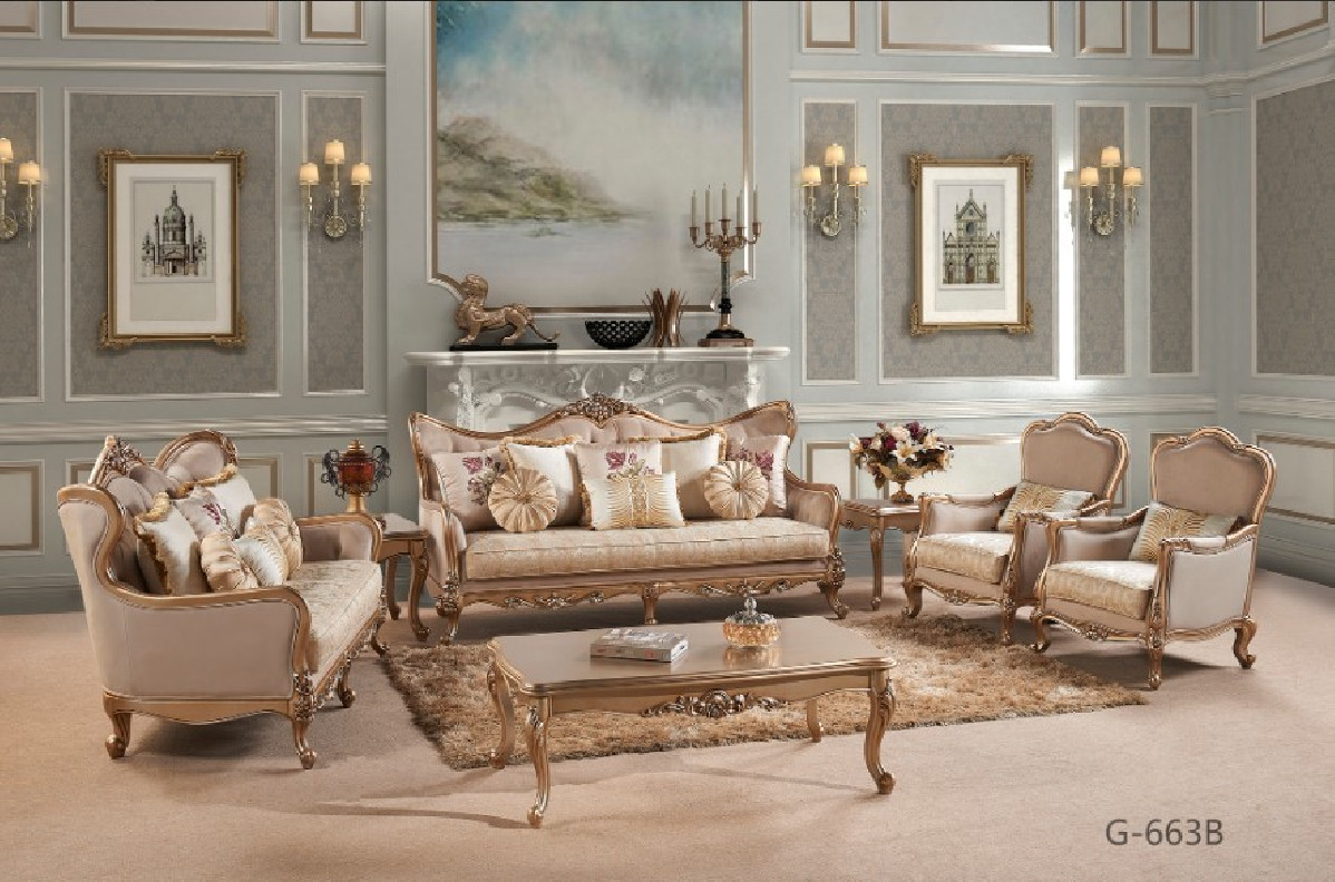 INFSG-663B Victorian Style Living Room Set by Infinity Furniture Import