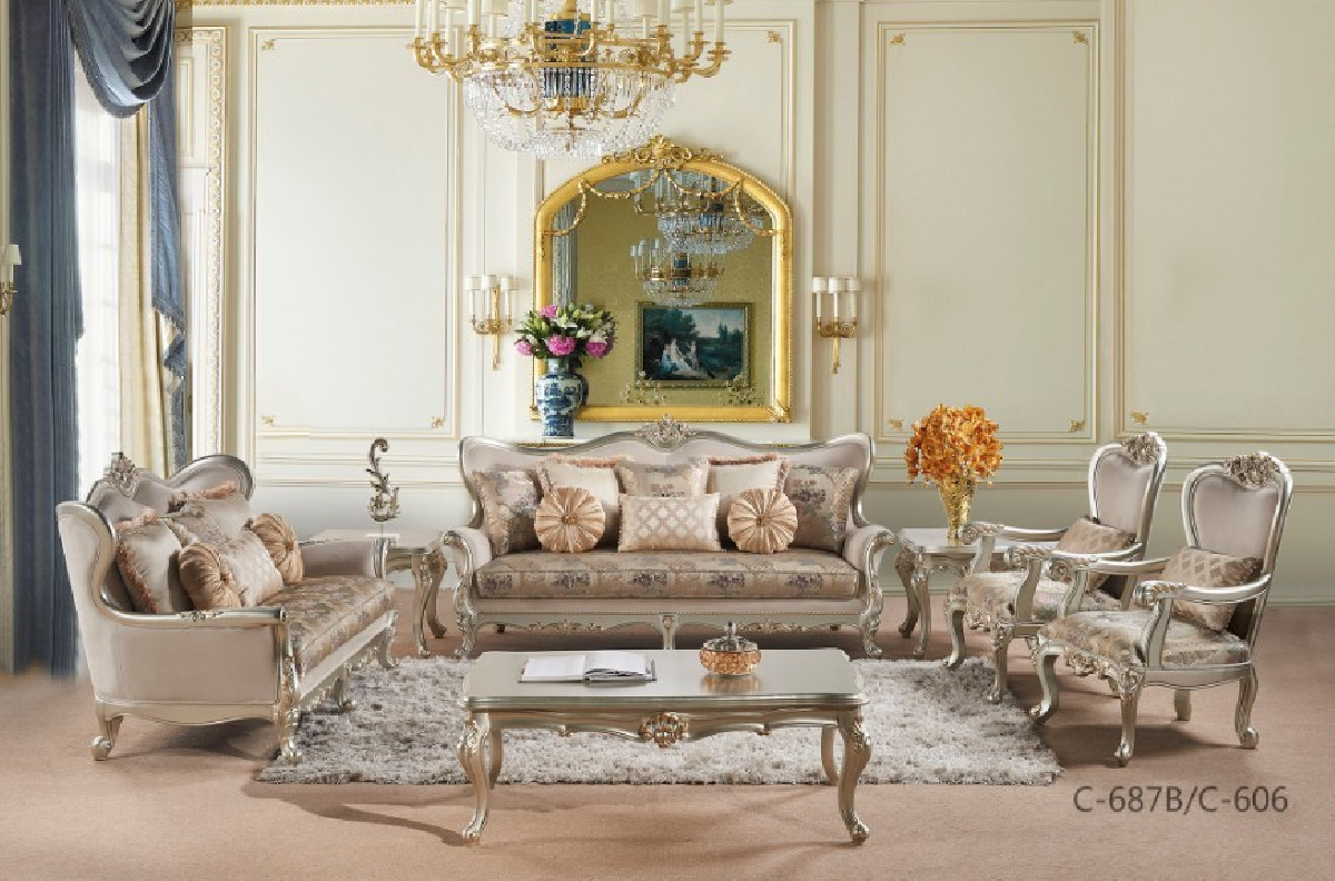 INFSG-687 Victorian Style Living Room Set by Infinity Furniture Import