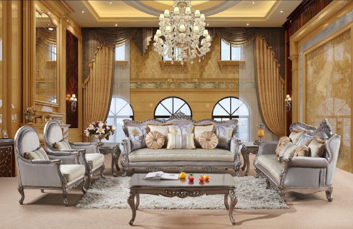 INFSG-690B Victorian Style Living Room Set by Infinity Furniture Import