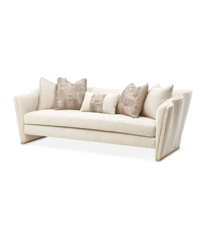 Sofa Cappuccino Light Champagne La Terrazza Collection by Michael Amini 9092815-CPCNO-124