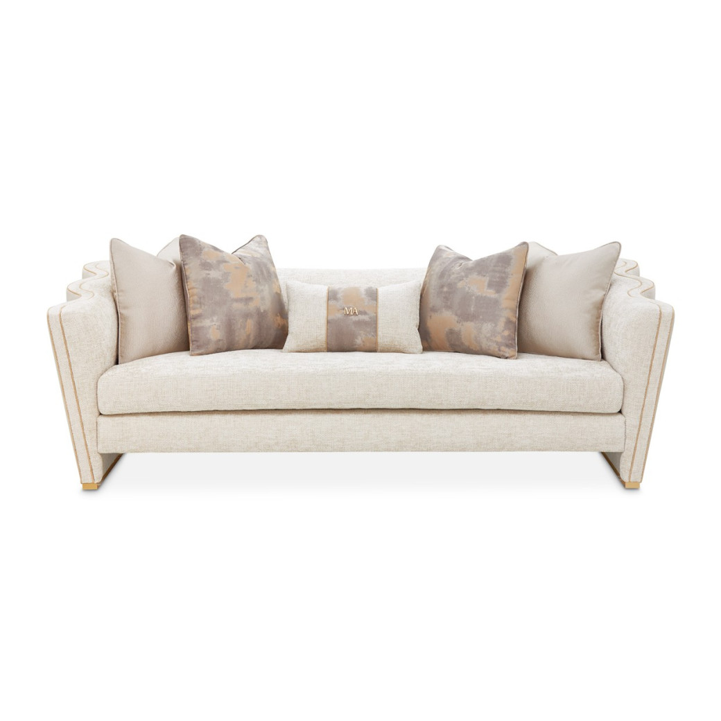 Sofa Cappuccino Light Champagne La Terrazza Collection by Michael Amini 9092815-CPCNO-124
