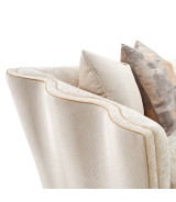Sofa Cappuccino Light Champagne La Terrazza Collection by Michael Amini 9092815-CPCNO-124