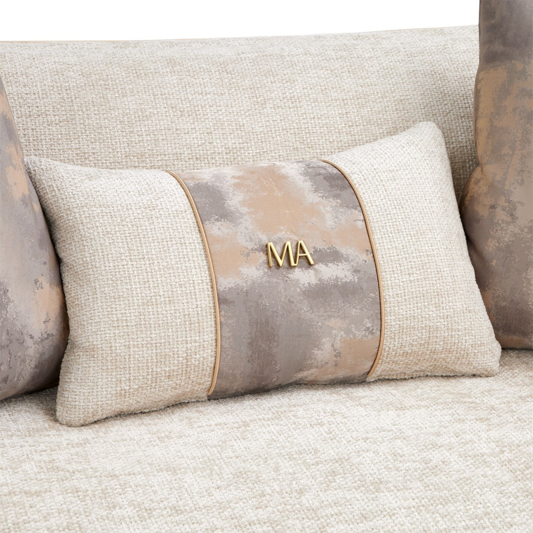 Sofa Cappuccino Light Champagne La Terrazza Collection by Michael Amini 9092815-CPCNO-124