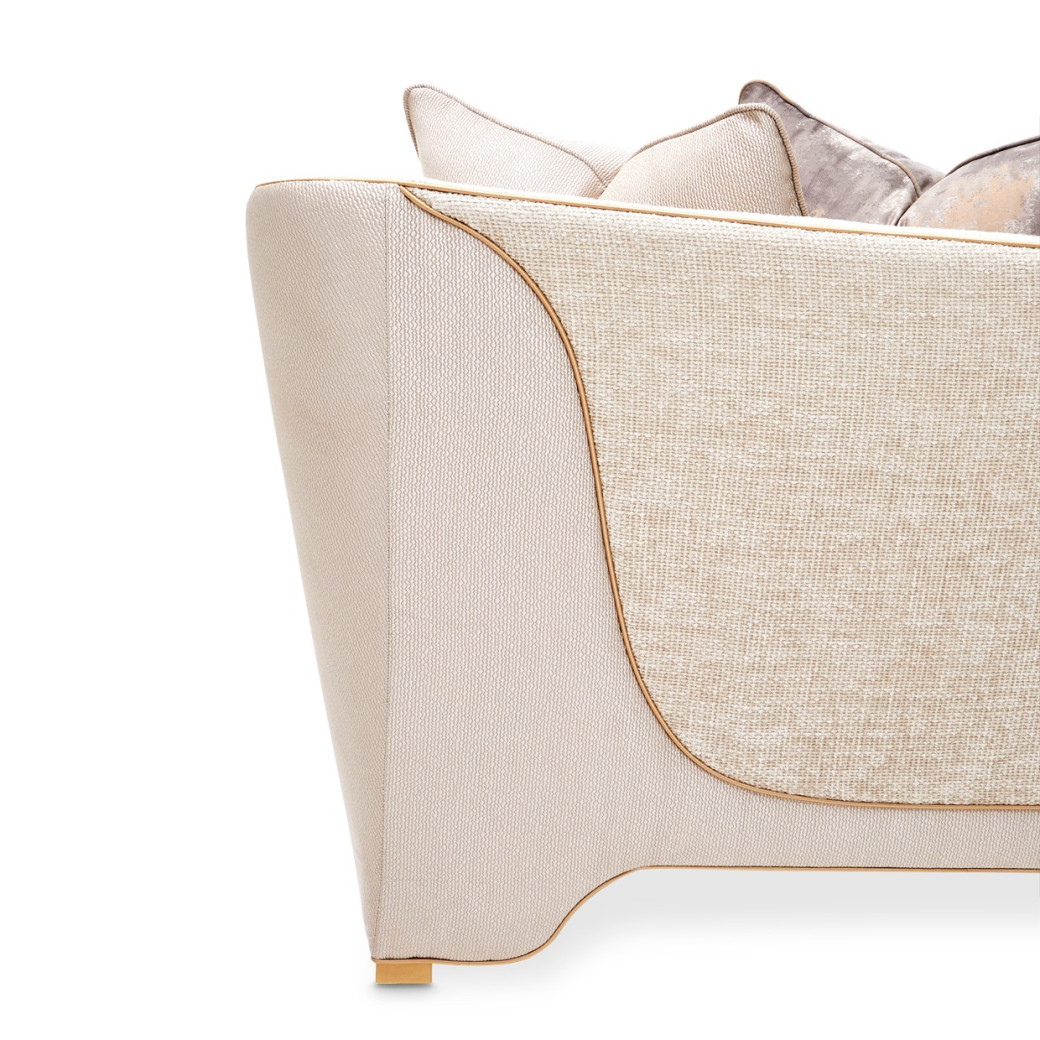 Sofa Cappuccino Light Champagne La Terrazza Collection by Michael Amini 9092815-CPCNO-124