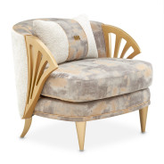 Accent Chair Cappuccino Light Champagne La Terrazza Collection by Michael Amini 9092834-CPCNO-124