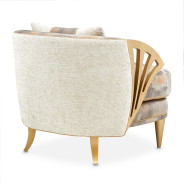 Accent Chair Cappuccino Light Champagne La Terrazza Collection by Michael Amini 9092834-CPCNO-124