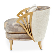Accent Chair Cappuccino Light Champagne La Terrazza Collection by Michael Amini 9092834-CPCNO-124
