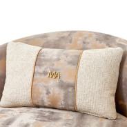 Accent Chair Cappuccino Light Champagne La Terrazza Collection by Michael Amini 9092834-CPCNO-124