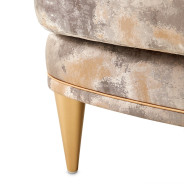 Accent Chair Cappuccino Light Champagne La Terrazza Collection by Michael Amini 9092834-CPCNO-124