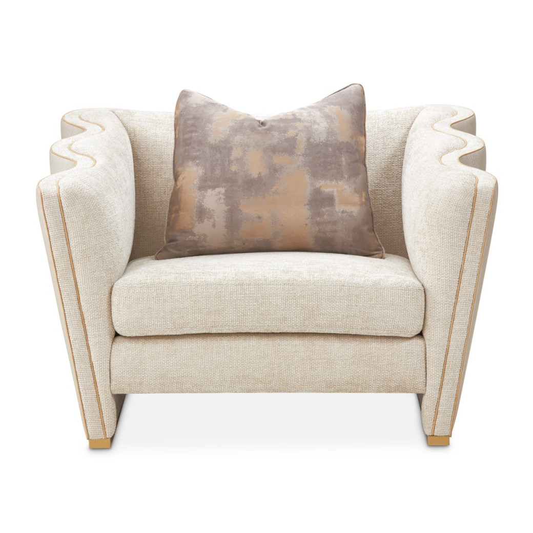 Matching Chair Cappuccino Light Champagne La Terrazza Collection by Michael Amini 9092835-CPCNO-124