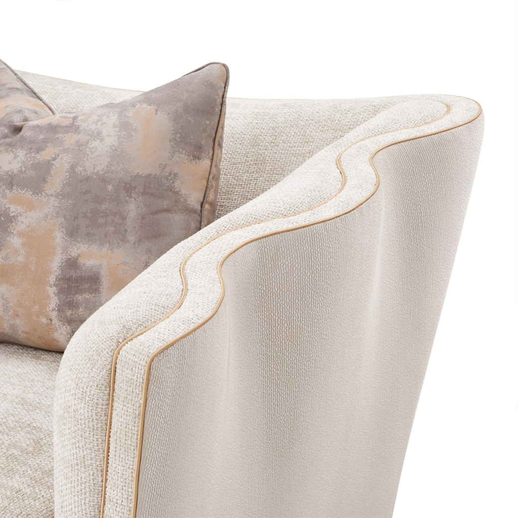 Matching Chair Cappuccino Light Champagne La Terrazza Collection by Michael Amini 9092835-CPCNO-124