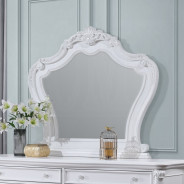 BD02254Q White Finish Bed Latisha Collection by Acme Furniture