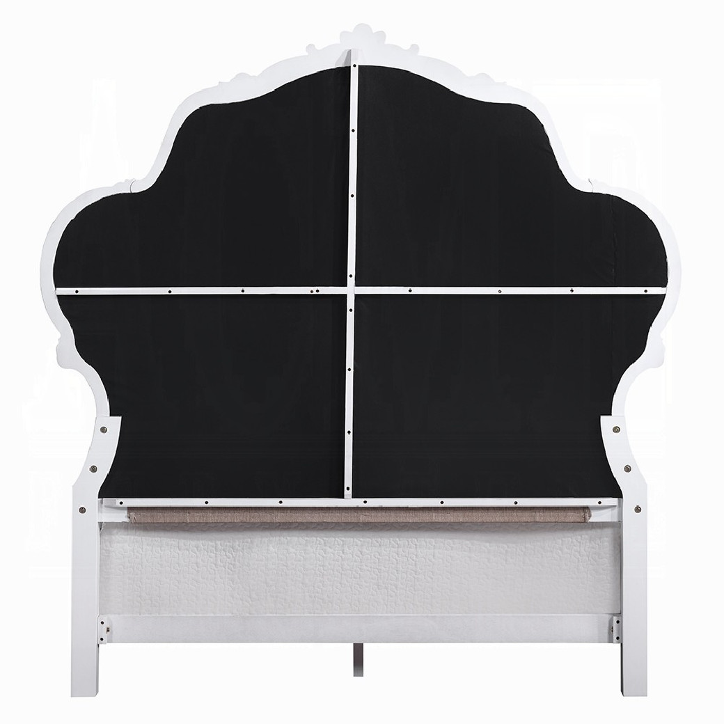 BD02254Q White Finish Bed Latisha Collection by Acme Furniture