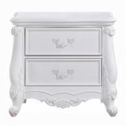 BD02254Q White Finish Bed Latisha Collection by Acme Furniture