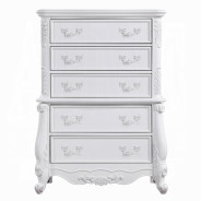 BD02254Q White Finish Bed Latisha Collection by Acme Furniture