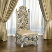 DN 01197 PU Champagne & Gold Finish Dining Room Victorian Style Danae Collection By Acme Furniture