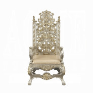DN 01197 PU Champagne & Gold Finish Dining Room Victorian Style Danae Collection By Acme Furniture