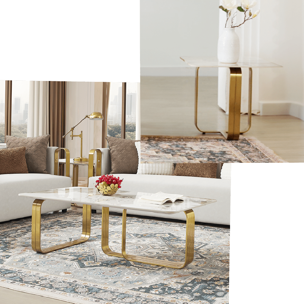 HD3156 European Style 2PC Sofa & Loveseat By Homey Design