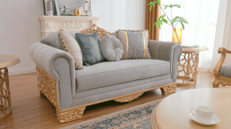 HD 9041 2PC Sofa & Loveseat Victorian Style By Homey Design