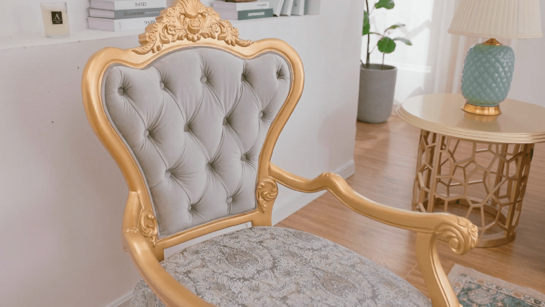 HD 9041 2PC Sofa & Loveseat Victorian Style By Homey Design