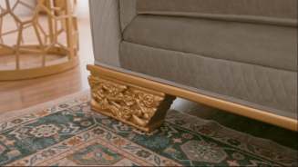 HD 9041 2PC Sofa & Loveseat Victorian Style By Homey Design