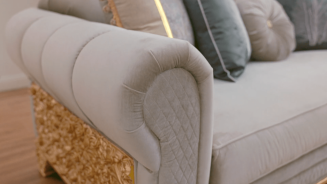 HD 9041 2PC Sofa & Loveseat Victorian Style By Homey Design