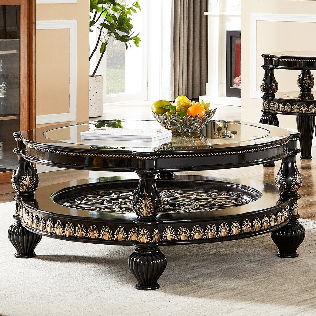 HD 9043 2PC Sofa & Loveseat Victorian Style by Homey Design