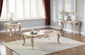 Monique Champagne Finish Living Room By New Classic Furniture