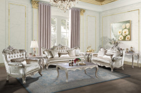 Monique Champagne Finish Living Room By New Classic Furniture