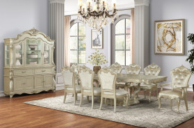 Monique Champagne Dining Set Collection By New Classic Furniture
