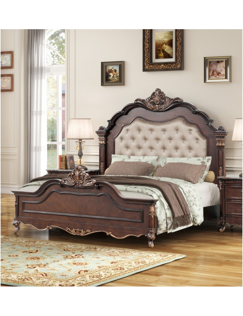 Constantine Royal Classic Collection 5PC Queen Bedroom Set Cherry Finish by New Classic Furniture