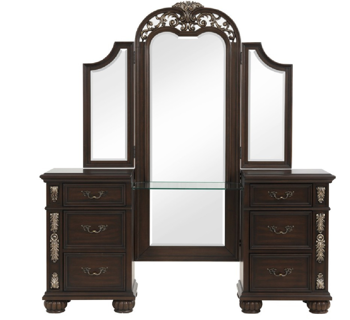 Maximus Royal Classic Collection 3PC Vanity Set By New Classic Furniture