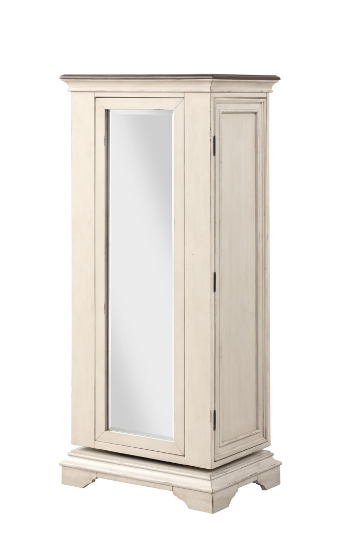 5Pc Queen Bedroom Set Anastacia Collection By New Classic Furniture.Antique Bisque Finish