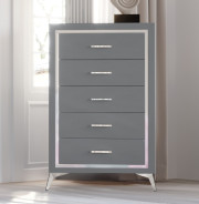 Huxley 5Pc Queen Bedroom Set Collection Gray Finish by New Classic FurnitureBy New Classic Furniture
