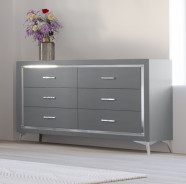 Huxley 5Pc Queen Bedroom Set Collection Gray Finish by New Classic FurnitureBy New Classic Furniture