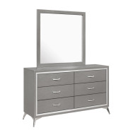 Huxley 5Pc Queen Bedroom Set Collection Gray Finish by New Classic FurnitureBy New Classic Furniture