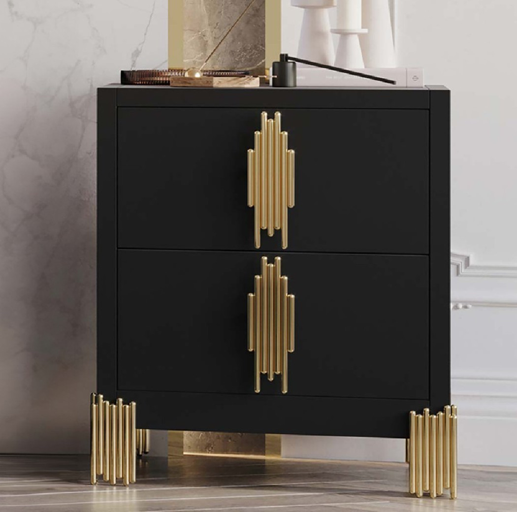 Empire 5PC Queen Bedroom Set Collection in Black Finish By New Classic Furniture