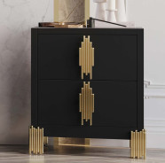 Empire 5PC Queen Bedroom Set Collection in Black Finish By New Classic Furniture