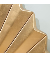 Eastern King Fan Bed Fantosini Gold Collection by Michael Amini. 9091000EK3-836