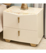 Eastern King Fan Bed Fantosini Gold Collection by Michael Amini. 9091000EK3-836