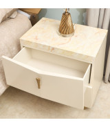 Eastern King Fan Bed Fantosini Gold Collection by Michael Amini. 9091000EK3-836