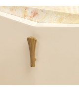 Eastern King Fan Bed Fantosini Gold Collection by Michael Amini. 9091000EK3-836