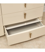 Eastern King Fan Bed Fantosini Gold Collection by Michael Amini. 9091000EK3-836