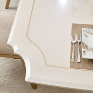 7PC Pedestal Dining Table Fantosini Gold Collection by Michael Amini  9091002-112