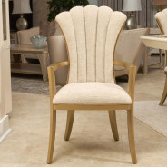7PC Pedestal Dining Table Fantosini Gold Collection by Michael Amini  9091002-112
