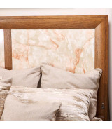 Queen Panel Bed with LED Lights Portrait Collection by Michael Amini. 9031000QN3-225